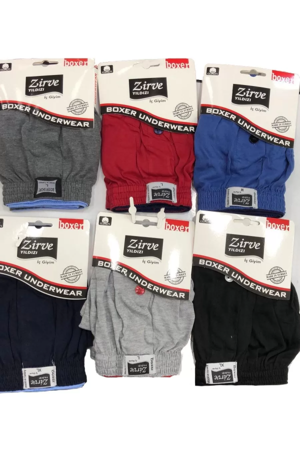 Toptan Zirve Penye Düz Boxer