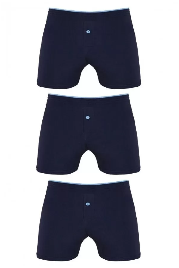 Toptan Güryıldız Havlu Bel Düz Penye Boxer