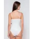 Toptan Kota Kadın ip Askılı Kancalı Çıtçıtlı Body Beyaz