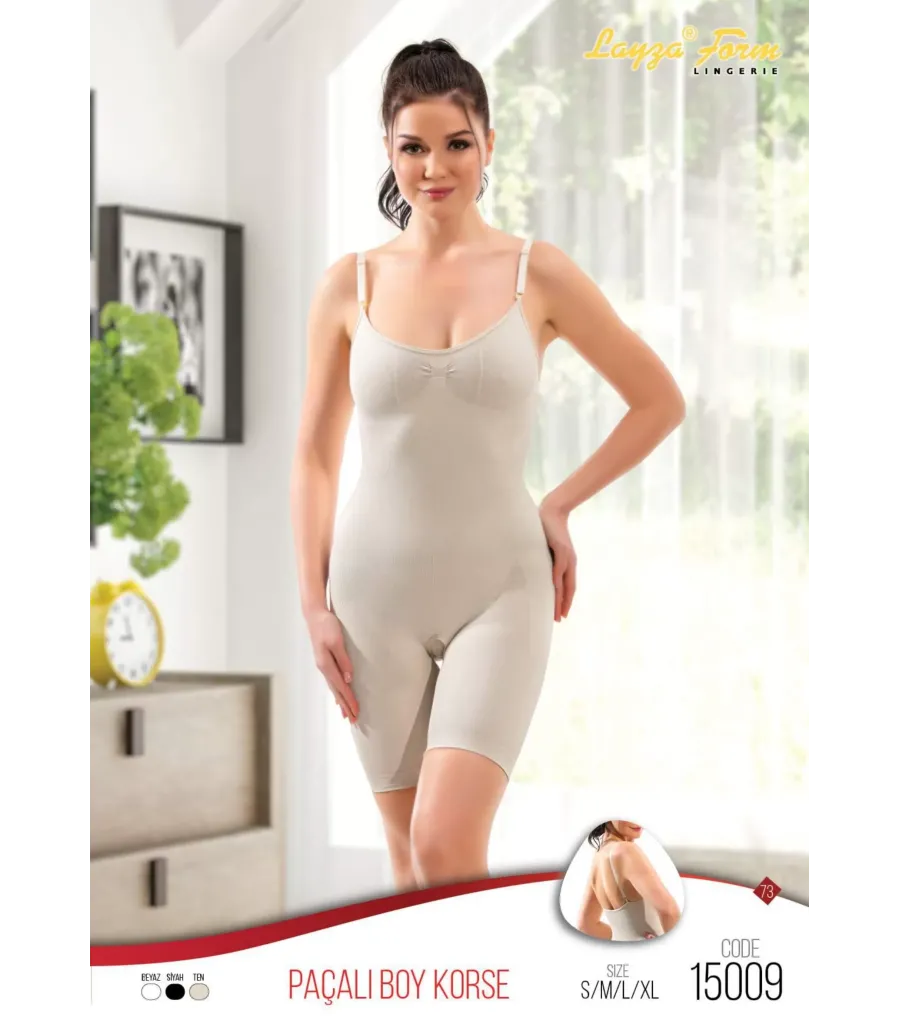 Toptan Göğüslü Paçalı Boy Korse