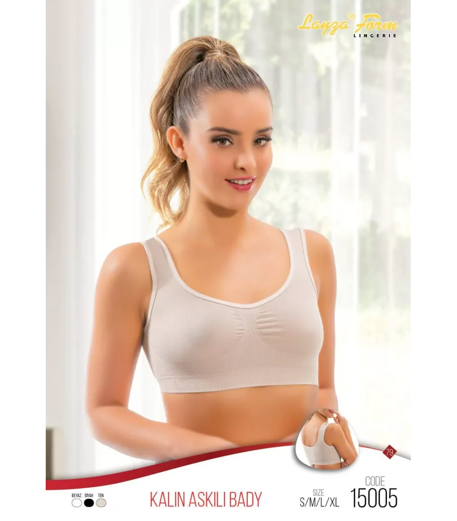 Toptan Layza Form Geniş Askılı Büstiyer