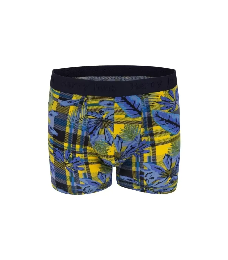 Toptan Harry Jons Yaprak Desenli Tüp Bel Erkek Boxer Kutulu