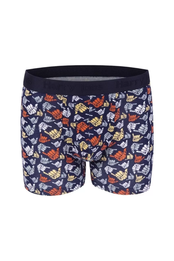 Toptan Harry Jons Desenli Tüp Bel Erkek Boxer Kutulu