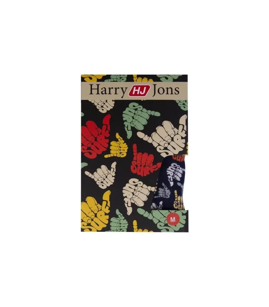Toptan Harry Jons Desenli Tüp Bel Erkek Boxer Kutulu