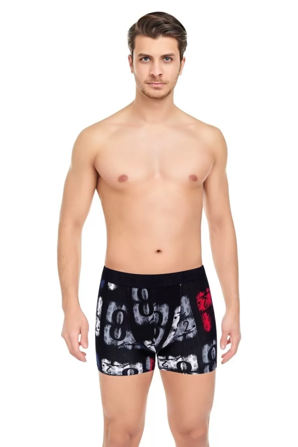 Toptan Harry Jons Sörf Desenli Tüp Bel Erkek Boxer Kutulu