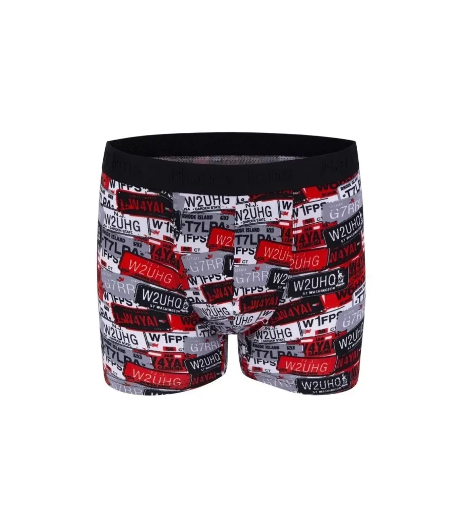 Toptan Harry Jons Plaka Desenli Tüp Bel Erkek Boxer Kutulu