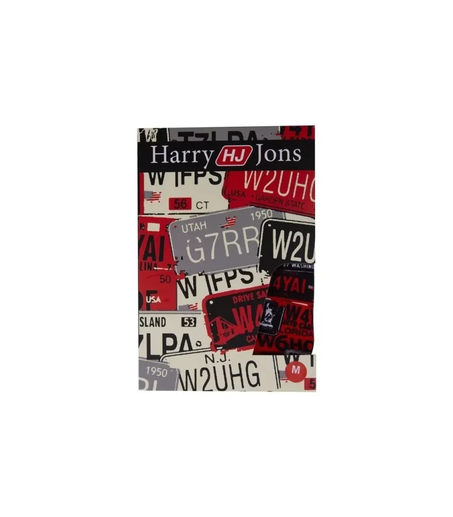 Toptan Harry Jons Plaka Desenli Tüp Bel Erkek Boxer Kutulu