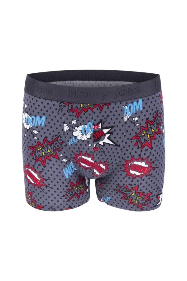 Toptan Harry Jons Patlama Desenli Tüp Bel Erkek Boxer Kutulu
