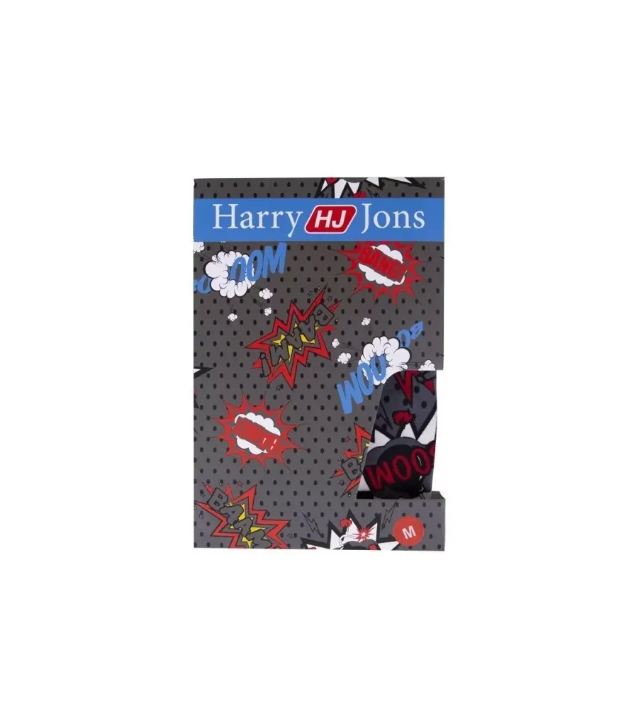 Toptan Harry Jons Patlama Desenli Tüp Bel Erkek Boxer Kutulu