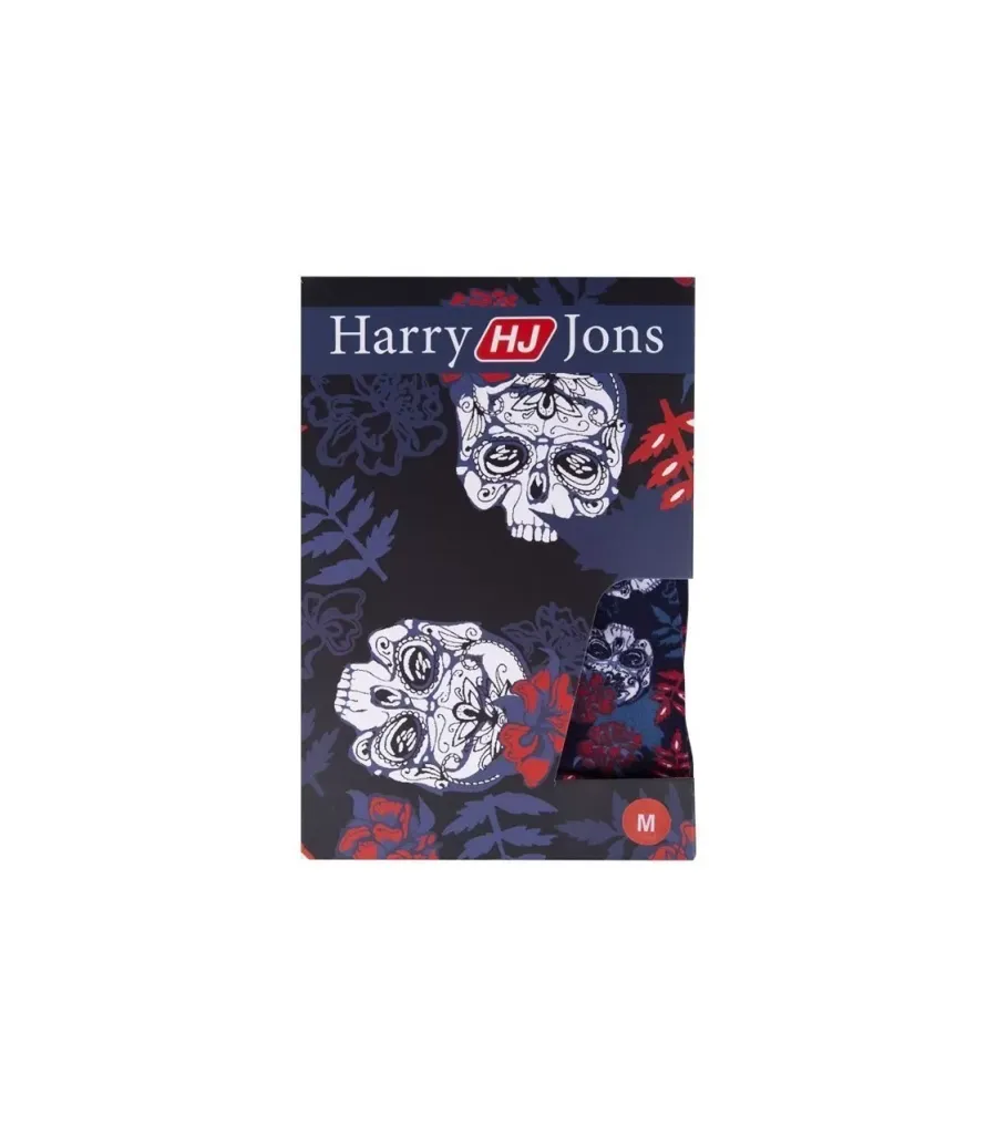 Toptan Harry Jons Kuru Kafa Desenli Tüp Bel Erkek Boxer Kutulu