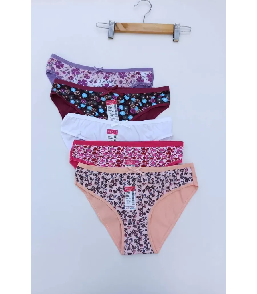 Toptan Güryıldız Likralı Desenli Bikini