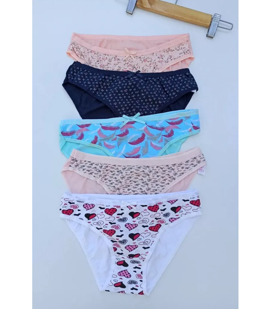 Toptan Güryıldız Likralı Desenli Bikini