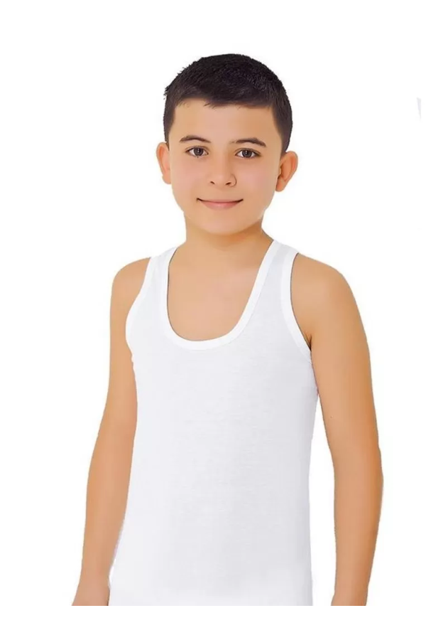 Toptan Güryıldız Penye Erkek Çocuk Atlet