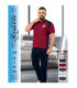 Toptan Yarım Kol Erkek Pijama Takımı SD25