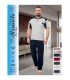 Toptan Yarım Kol Erkek Pijama Takımı SD26