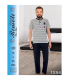 Toptan Yarım Kol Erkek Pijama Takımı SD27