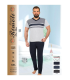 Toptan Yarım Kol Erkek Pijama Takımı SD210