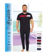Toptan Yarım Kol Erkek Pijama Takımı SD211