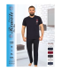 Toptan Yarım Kol Erkek Pijama Takımı SD227