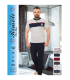 Toptan Yarım Kol Erkek Pijama Takımı SD229