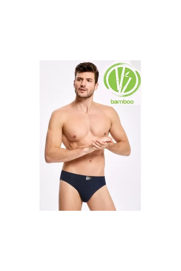 Toptan ilke Likralı Bambu Slip Külot Lacivert