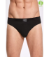 Toptan ilke Likralı Bambu Slip Külot Siyah