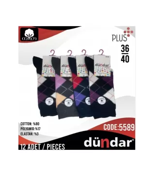 Toptan Dündar Bayan Comfort Soket Garson Çorap DNDR-5589K