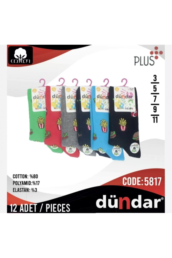 Dündar Comfort Kız Çocuk Soket Çorap