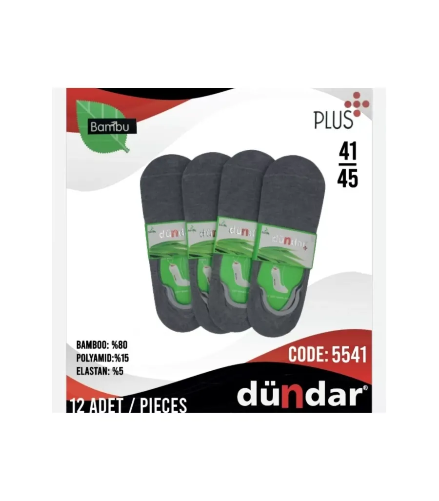 Toptan Dündar Plus Erkek Bambu Babet Çorap