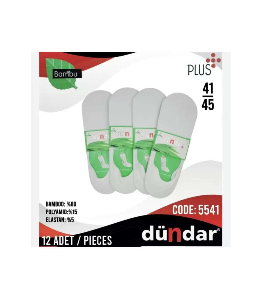 Toptan Dündar Plus Erkek Bambu Babet Çorap