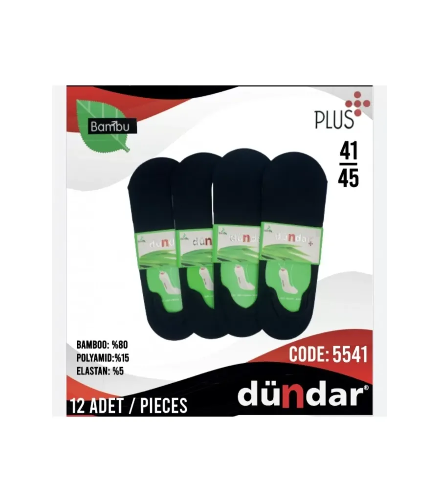 Toptan Dündar Plus Erkek Bambu Babet Çorap
