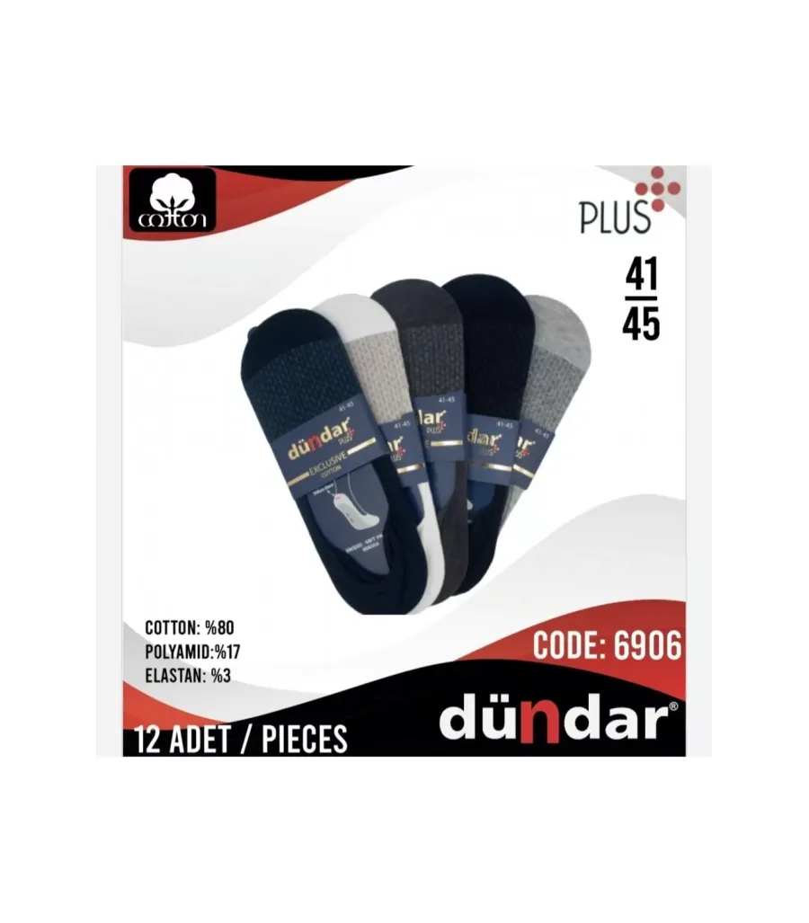 Toptan Dündar Plus Erkek Cotton Babet Çorap