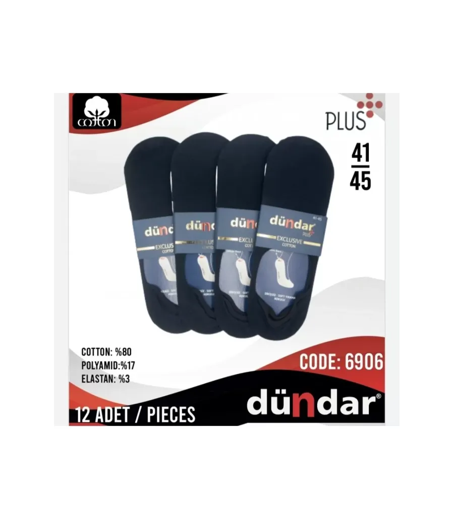 Toptan Dündar Plus Erkek Cotton Babet Çorap