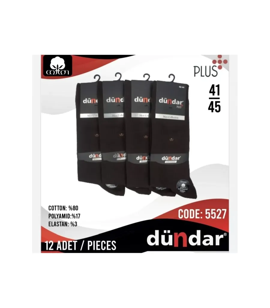 Toptan Dündar Plus Dikişsiz Erkek Lycra Çorap