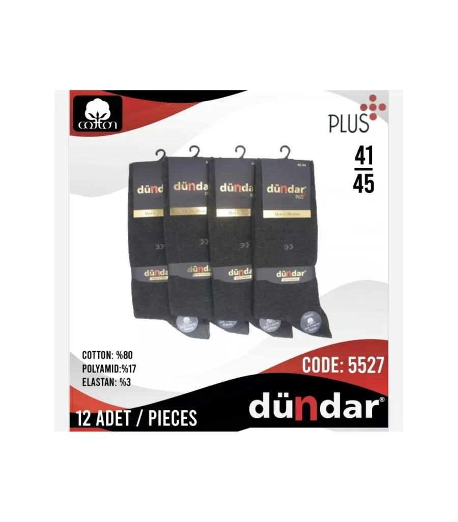 Toptan Dündar Plus Dikişsiz Erkek Lycra Çorap