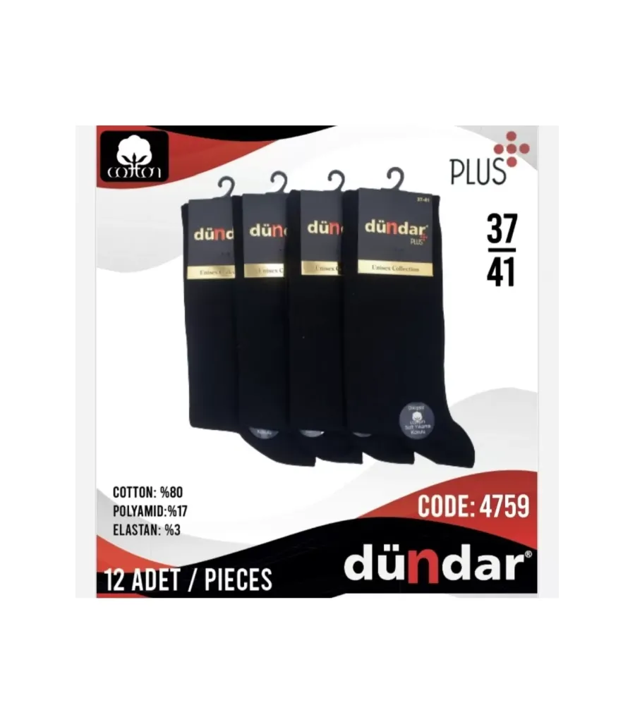 Toptan Dündar Plus Dikişsiz Garson Lycra Çorap
