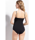 Kolcu ip Askılı Çıtçıtlı Body Siyah