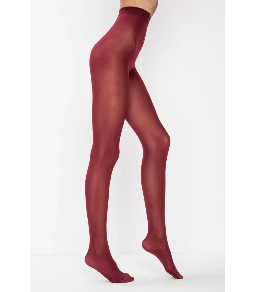 Toptan Daymod Bordo Mikro 40 Külotlu Çorap