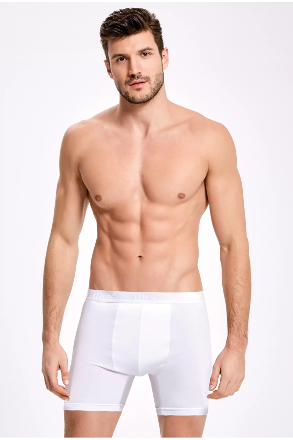 Toptan İlke Likralı Uzun Paça Boxer (Kutulu)