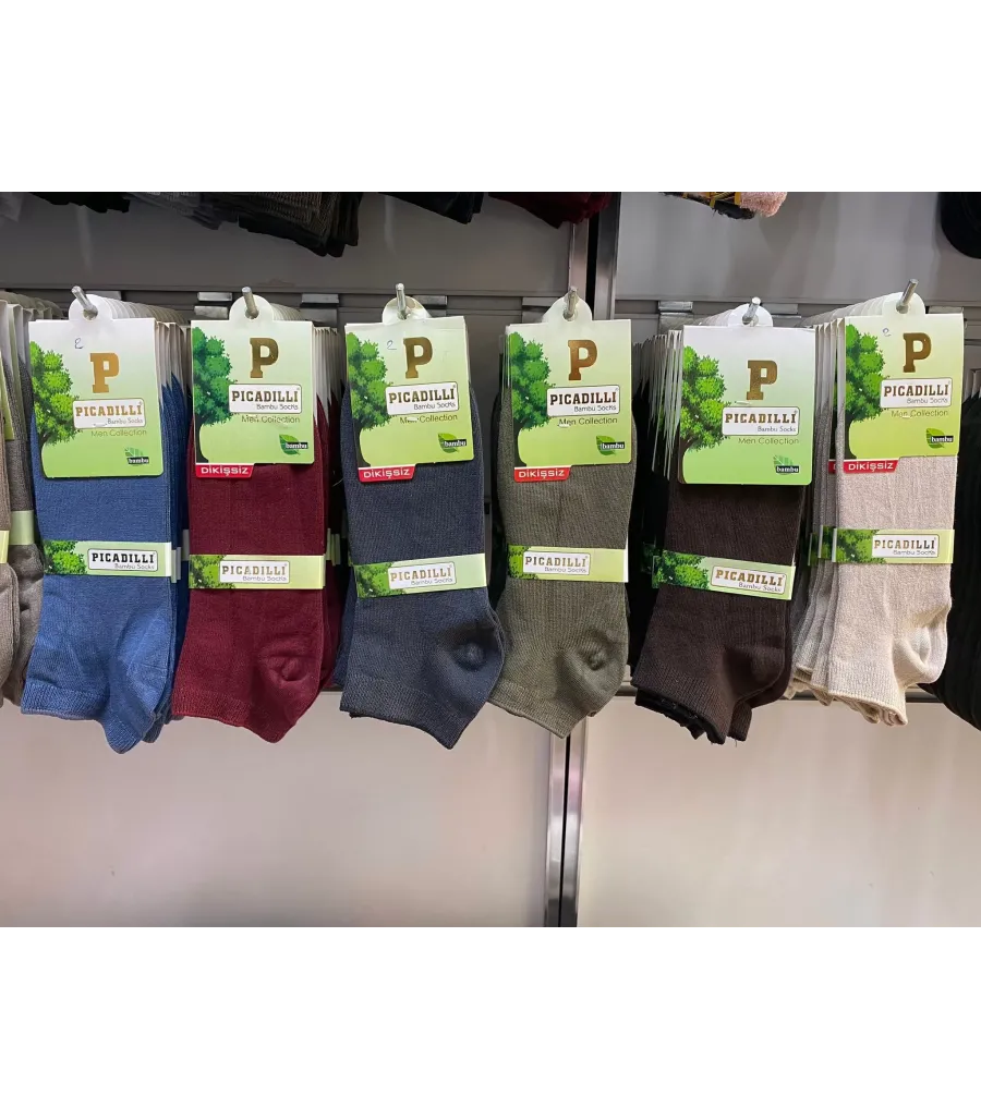 Pıccadıllı Bambu Erkek Patik Çorap