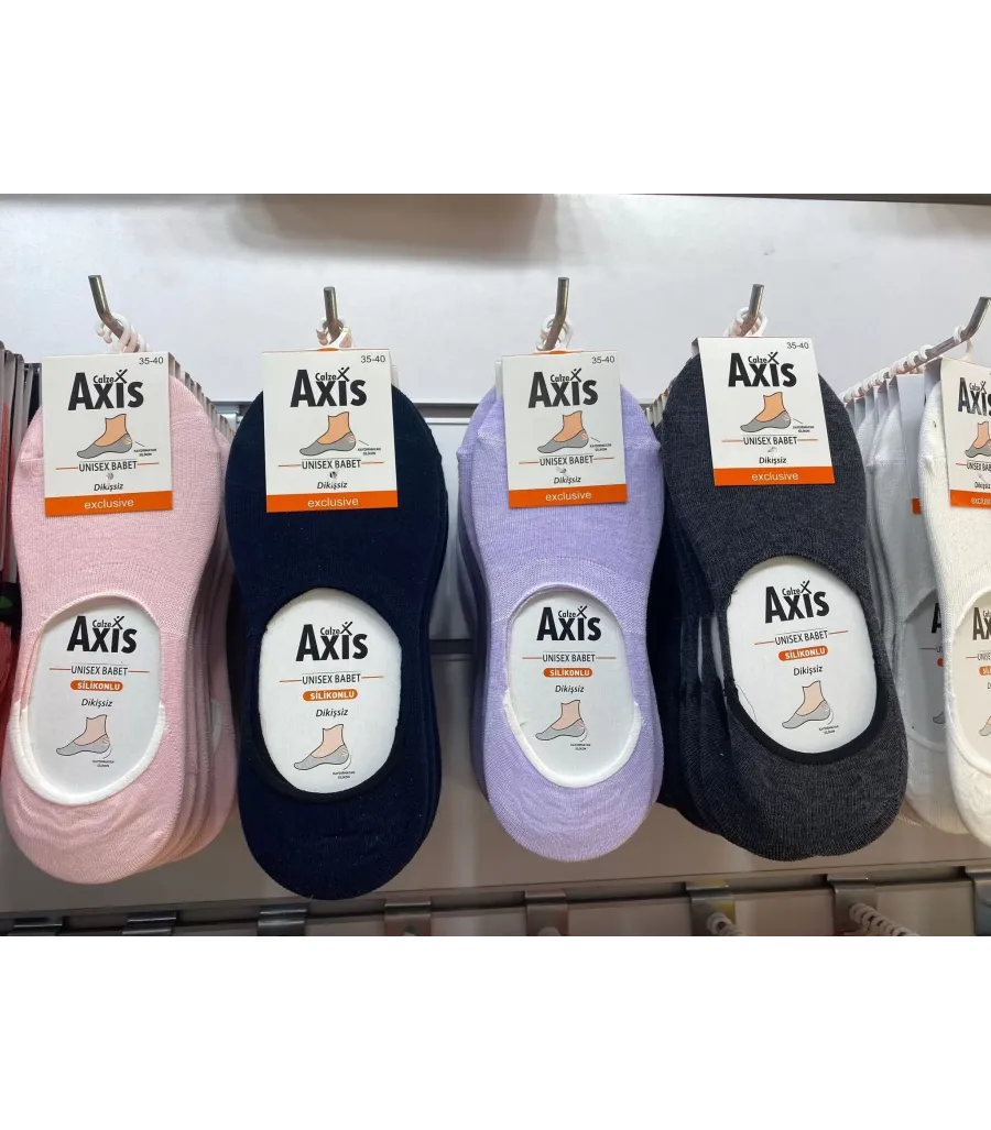 Calze Axis Kadın Dikişsiz Patik Çorap