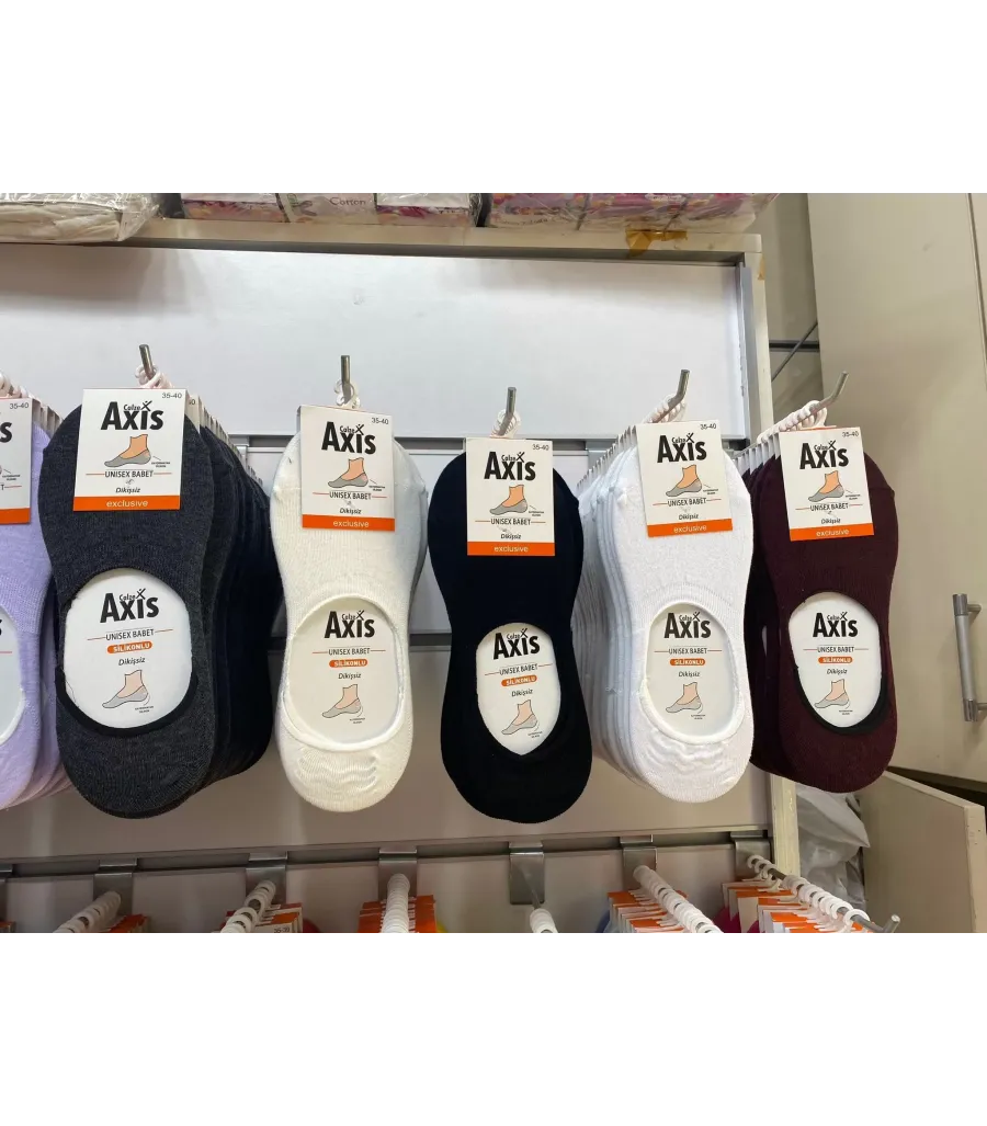 Calze Axis Kadın Dikişsiz Patik Çorap