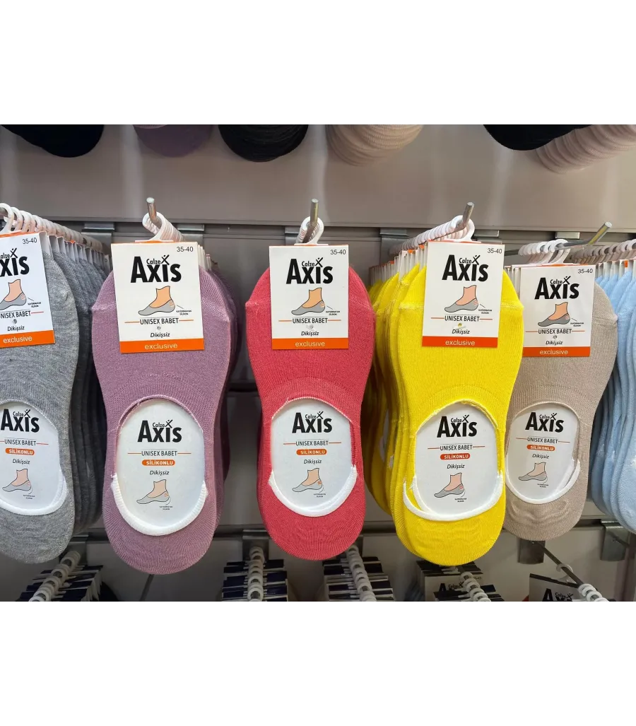 Calze Axis Kadın Dikişsiz Patik Çorap