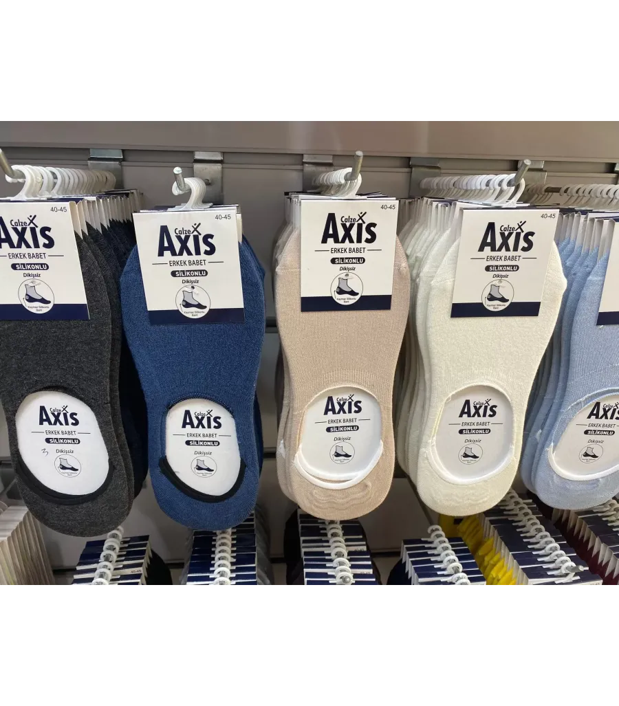 Calze Axis Erkek Dikişsiz Patik Çorap