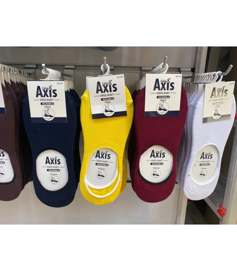 Calze Axis Erkek Dikişsiz Patik Çorap
