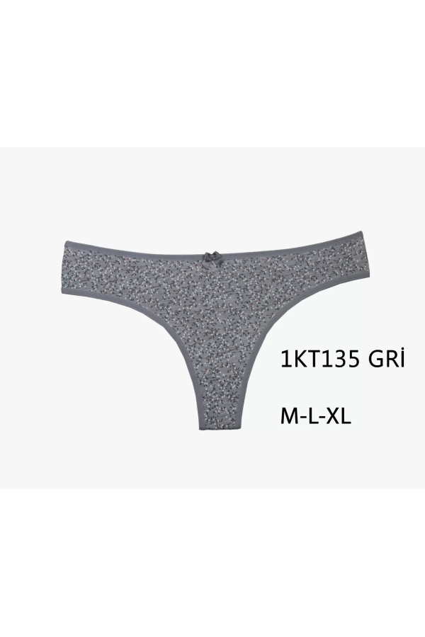 Toptan Cottondance Tanga CTNB-1KT135GRİ