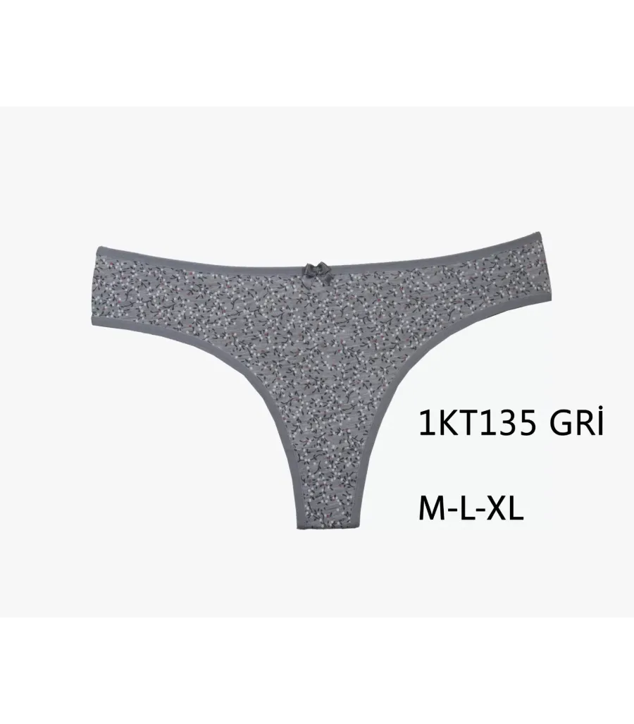 Toptan Cottondance Tanga CTNB-1KT135GRİ
