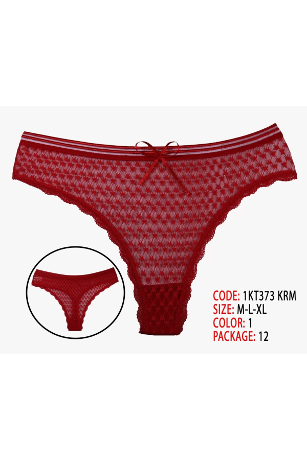 Toptan Cottondance Tanga CTNB-1KT373 KRM