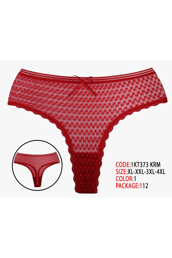 Toptan Cottondance Tanga Bato Kırmızı