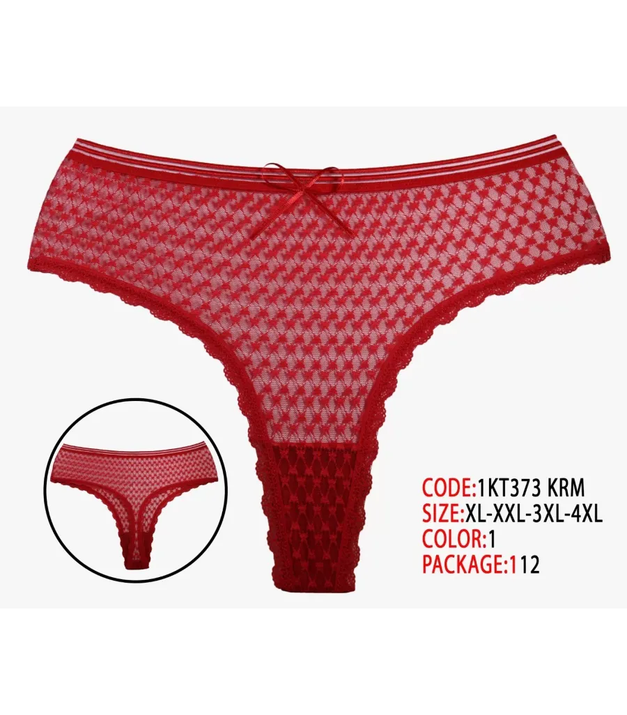 Toptan Cottondance Tanga Bato Kırmızı